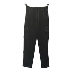 Green Goddess Black Cargo Pants- Size Small Cotton